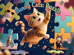 Гульня Funny Cats: Puzzle