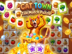 Гульня Cat Town - Tile Match Puzzle