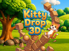 Гульня Kitty Drop 3D
