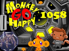 Гульня Monkey Go Happy Stage 1058