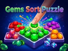Гульня Gems Sort Puzzle