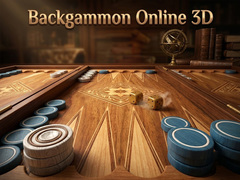 Гульня Backgammon Online 3D