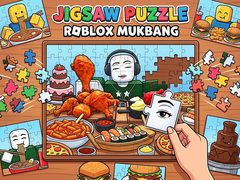 Гульня Jigsaw Puzzle: Roblox Mukbang