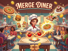 Гульня Merge Diner