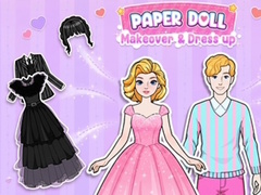 Гульня Paper Doll Makeover & Dress Up