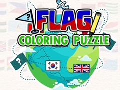 Гульня Flag Coloring Puzzle