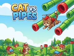 Гульня CAT VS PIPES