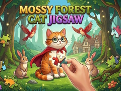Гульня Mossy Forest Cat Jigsaw