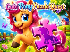 Гульня Cute Pony Puzzle Quest
