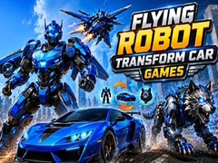 Гульня Flying Robot Transform Car Games