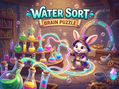 Гульня Water Sort Brain Puzzles