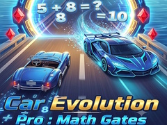 Гульня Car Evolution Pro : Math Gates