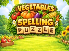 Гульня Vegetable Spelling Puzzle