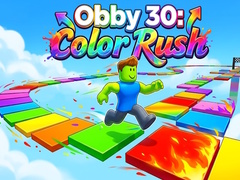Гульня Obby 30: Color Rush