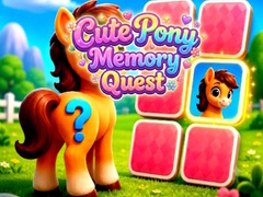 Гульня Cute Pony Memory Quest