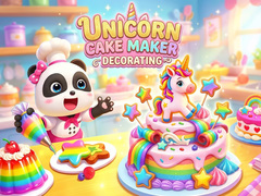Гульня Unicorn Cake Maker Decorating 