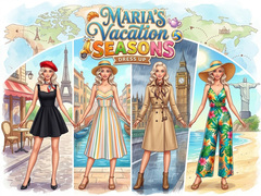 Гульня Maria's Vacation Seasons Dress Up