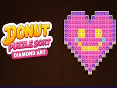 Гульня Donut Puzzle Sort Diamond Art