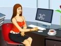 Гульня Office Slacking: Anna in the Office