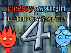 Гульня Fireboy and Watergirl 4: Crystal Temple