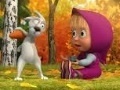 Гульня Masha and Bunny Coloring