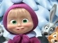 Гульня Masha and the Bear Magic Puzzle