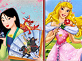 Гульня Mulan And Aurora Similarities