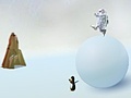 Гульня Yeti Snowball