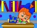Гульня Masha and the Bear do their homework